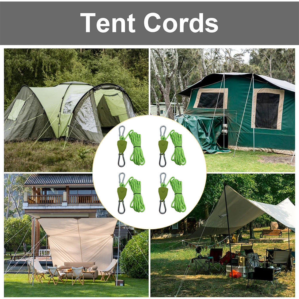 Outdoor camping canopy wind rope
