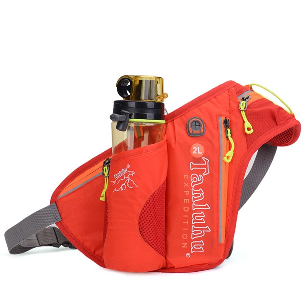 Reflective Waist Running Bags with Bottle Holder