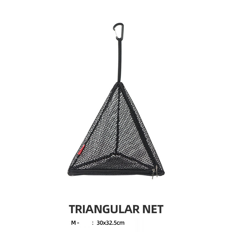 Outdoor triangular sun drying net