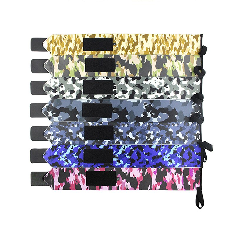 1 Pair Camouflage nylon stretch wrap protects wrist Weightlifting wristband bandage sports protector wristband