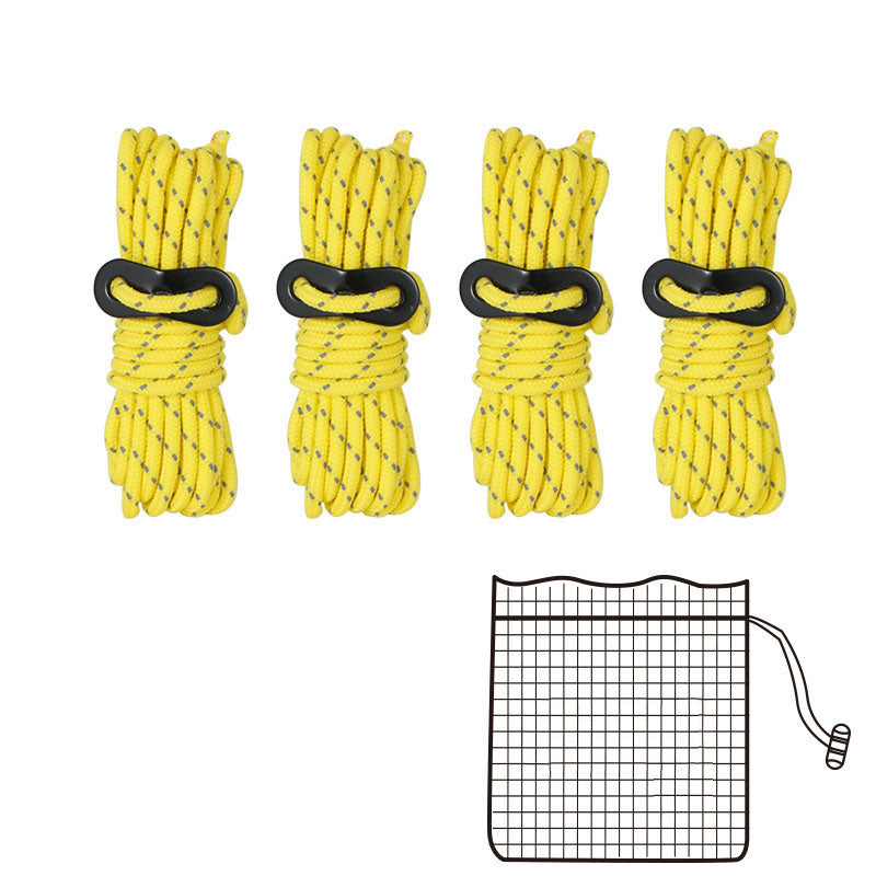 Outdoor Camping 4mm Reflective Tent Rope