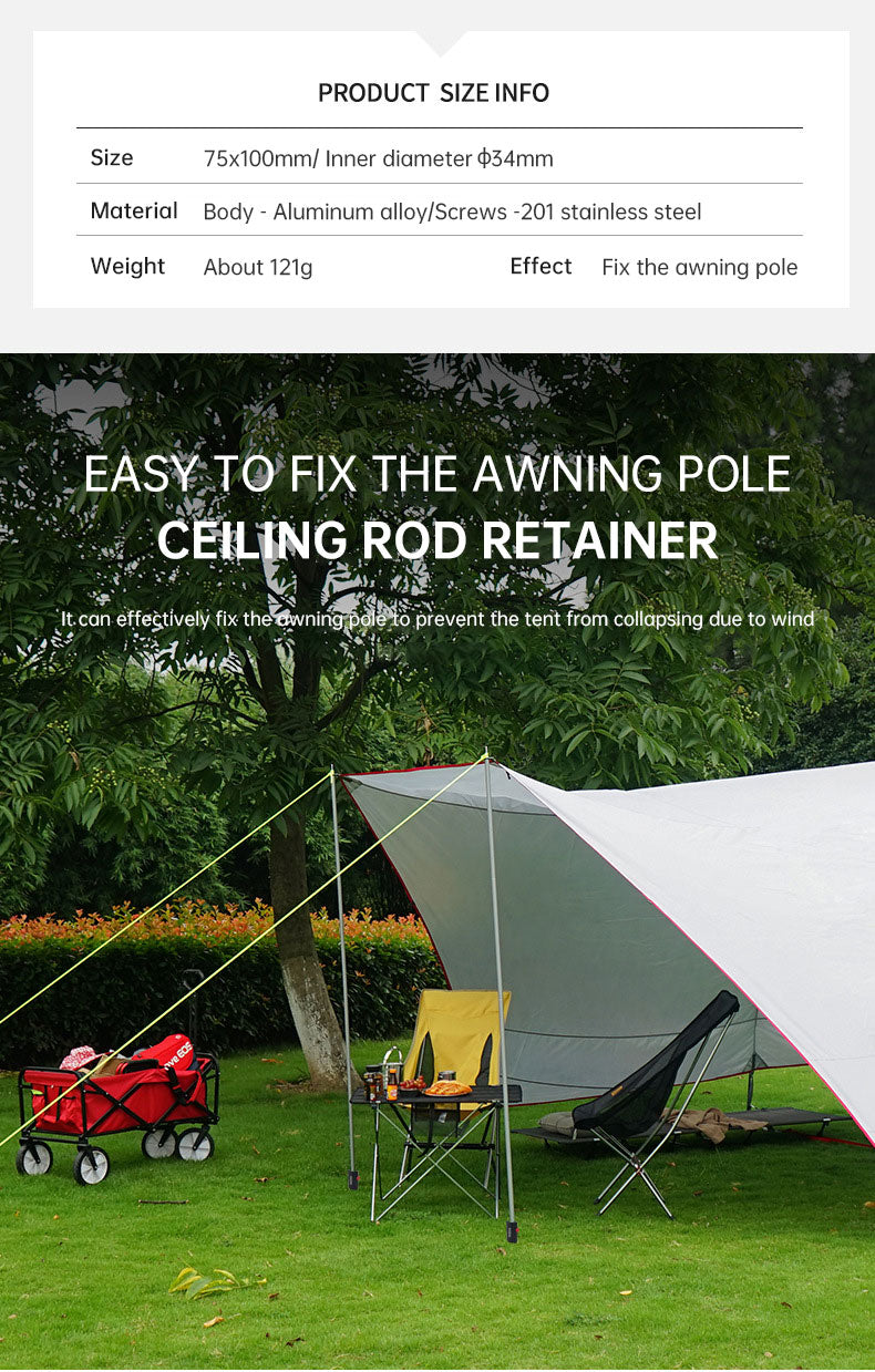 Bracket Support Rod For Tent pole or Umbrella pole