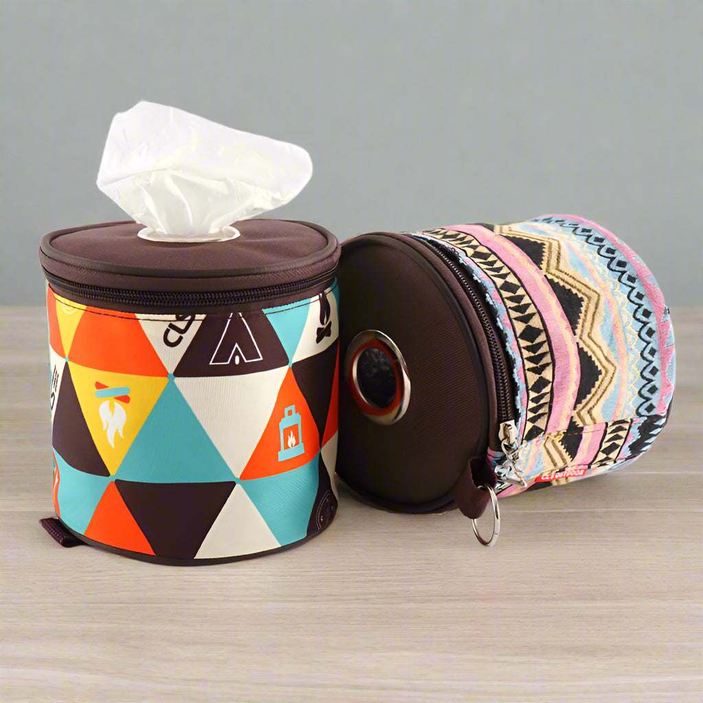 Outdoor camping ethnic style tissue box