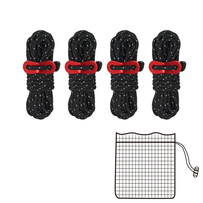 Outdoor Camping 4mm Reflective Tent Rope