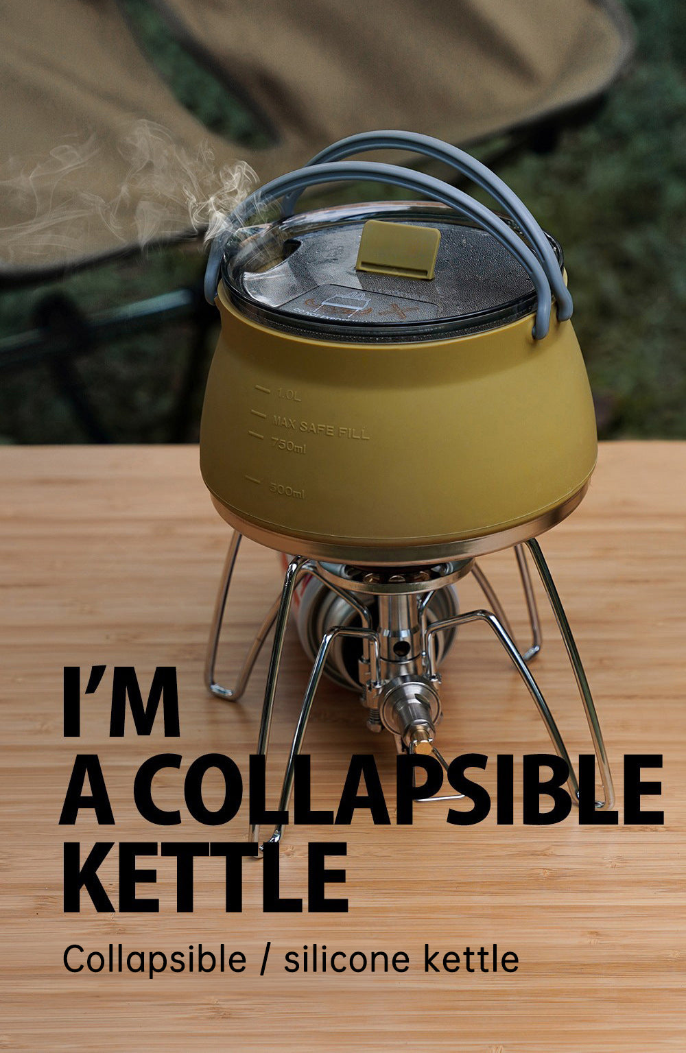 Portable Silicone Folding Kettle