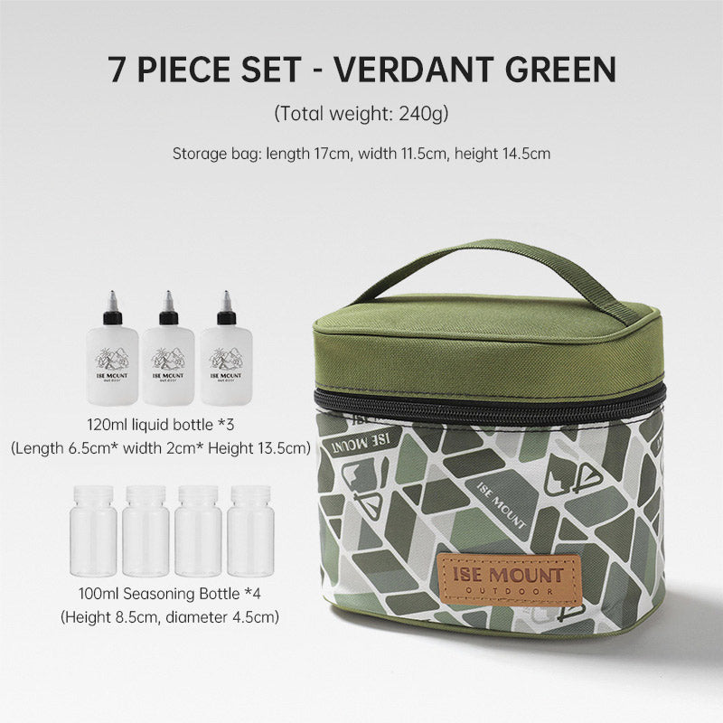 Outdoor 7-piece camping seasoning