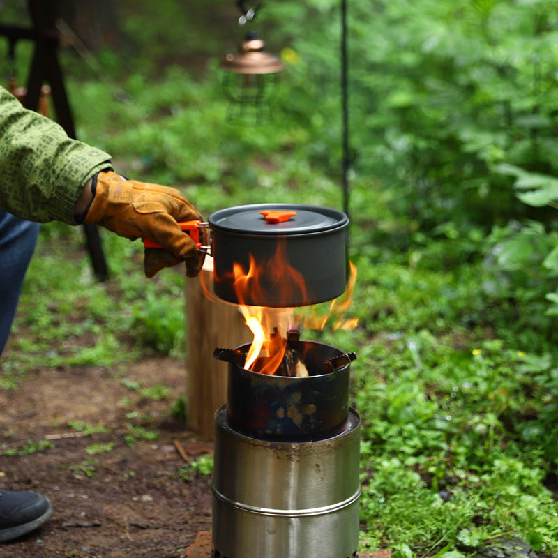Outdoor BBQ flame-retardant gloves