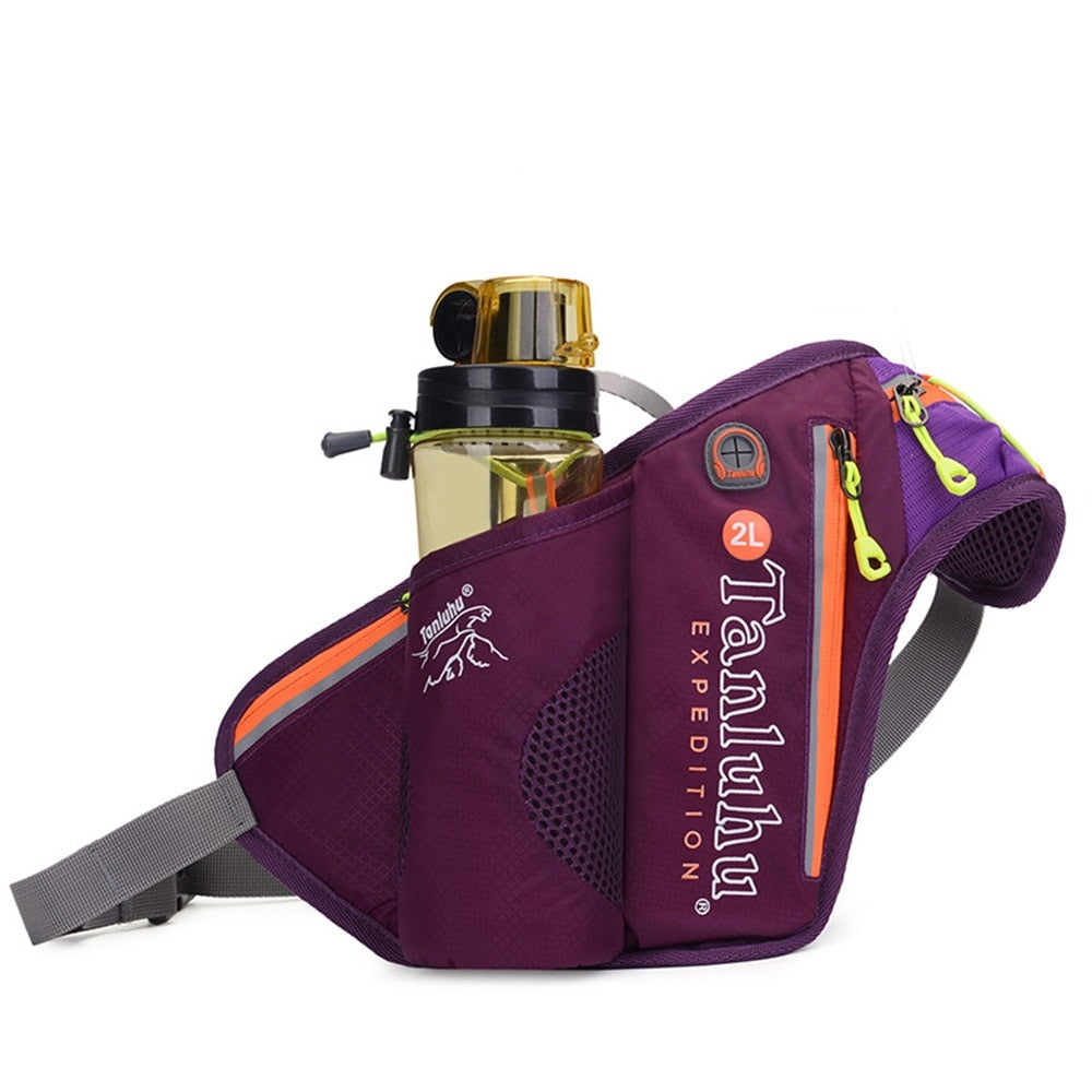 Reflective Waist Running Bags with Bottle Holder