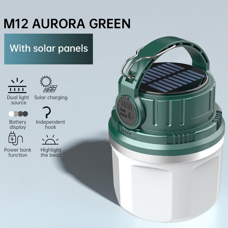 Outdoor Camping Light with Solar Charging