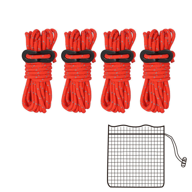 Outdoor Camping 4mm Reflective Tent Rope