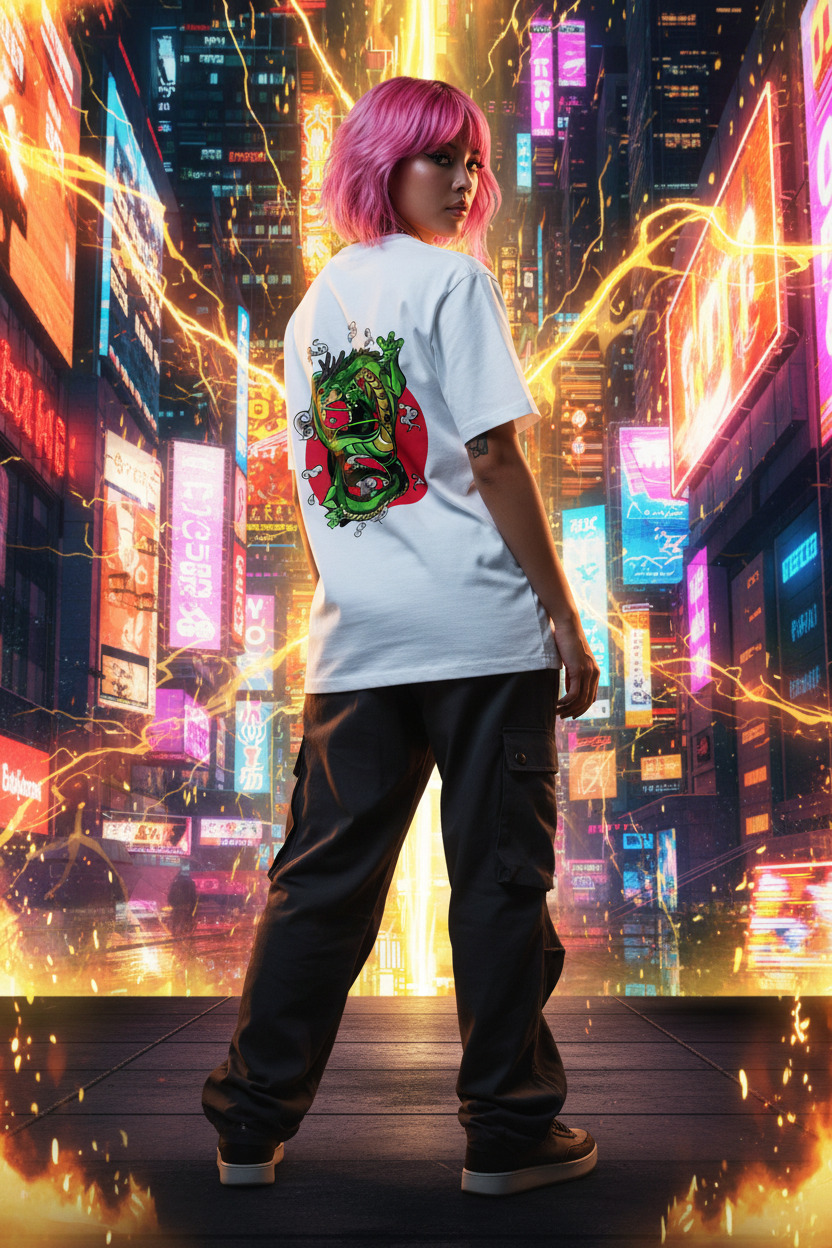 Dragonball Shenron Backprint