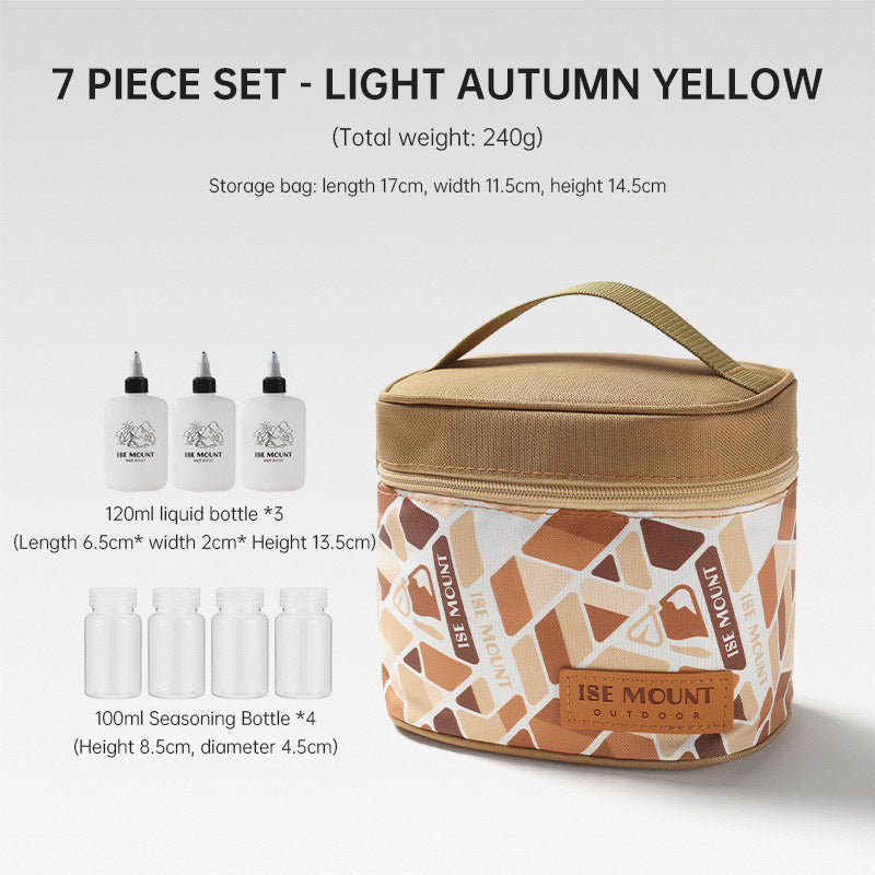 Outdoor 7-piece camping seasoning