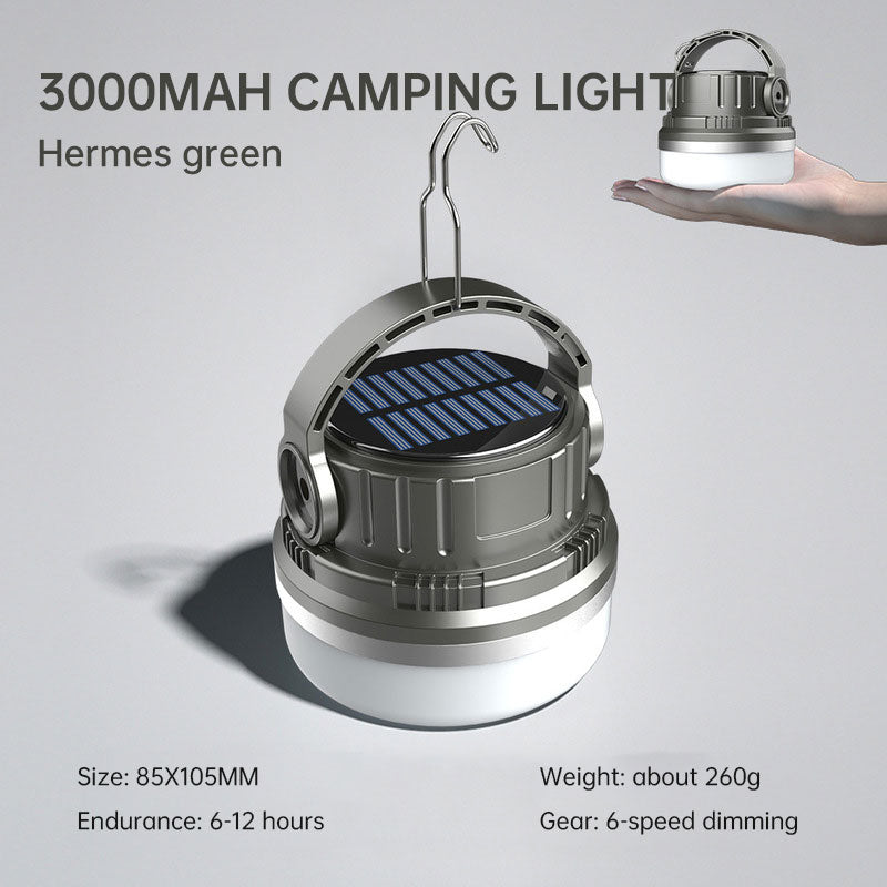 Outdoor Camping Light with Solar Charging