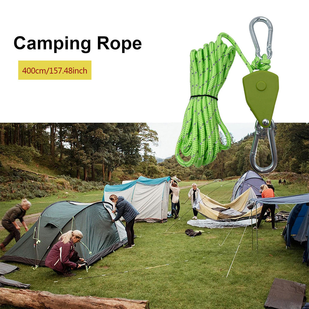 Outdoor camping canopy wind rope
