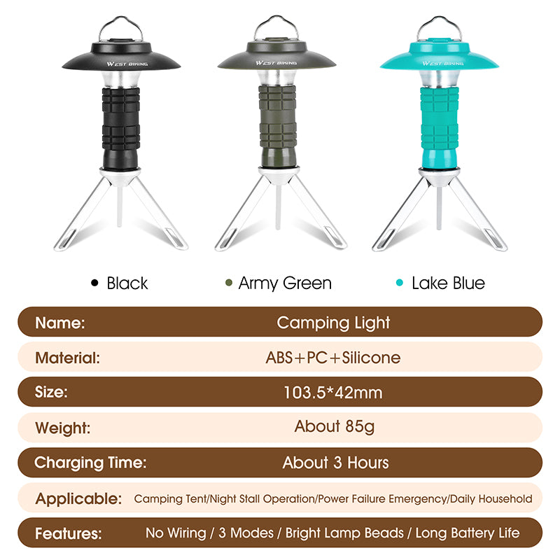 Outdoor Lighthouse Camping Light