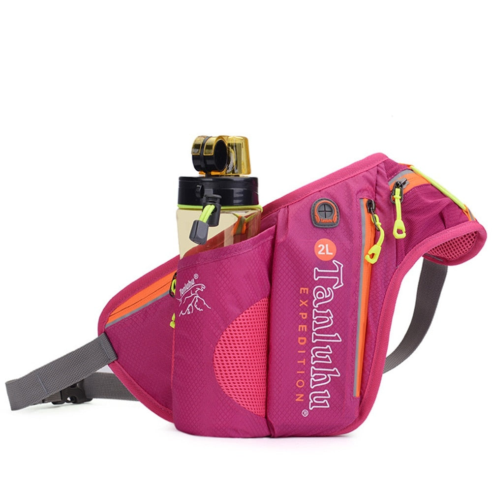 Reflective Waist Running Bags with Bottle Holder