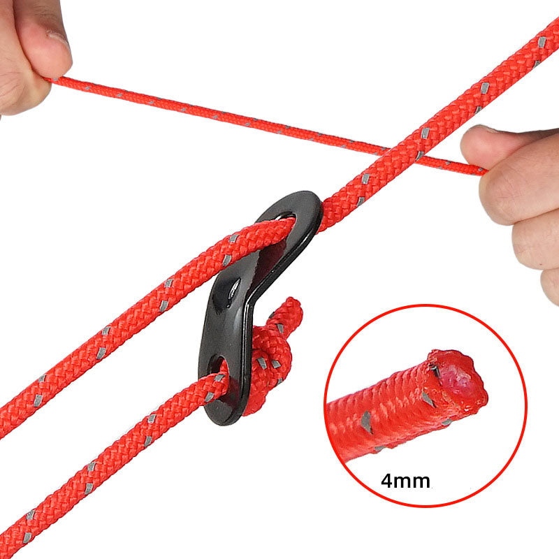 Outdoor Camping 4mm Reflective Tent Rope