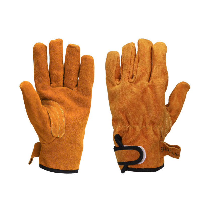 Outdoor BBQ flame-retardant gloves