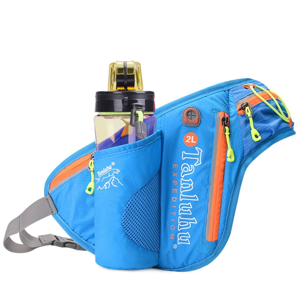 Reflective Waist Running Bags with Bottle Holder