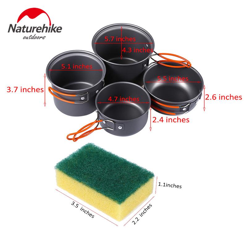 Naturhike Ultralight Outdoor Camping Cookware