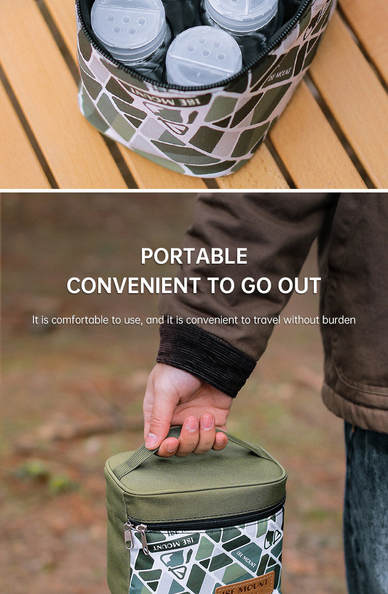 Outdoor 7-piece camping seasoning