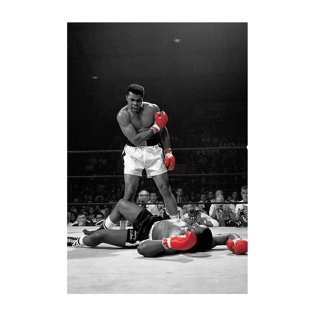Legend Boxer Star Poster Boxing Canvas Wall Art Posters and Prints Wall Decor Cuadros Living Room Home Boys Room Decoration Gift