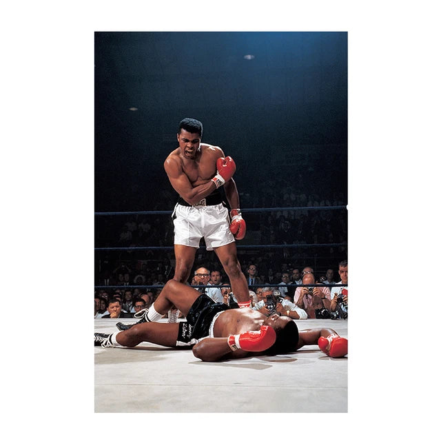 Legend Boxer Star Poster Boxing Canvas Wall Art Posters and Prints Wall Decor Cuadros Living Room Home Boys Room Decoration Gift