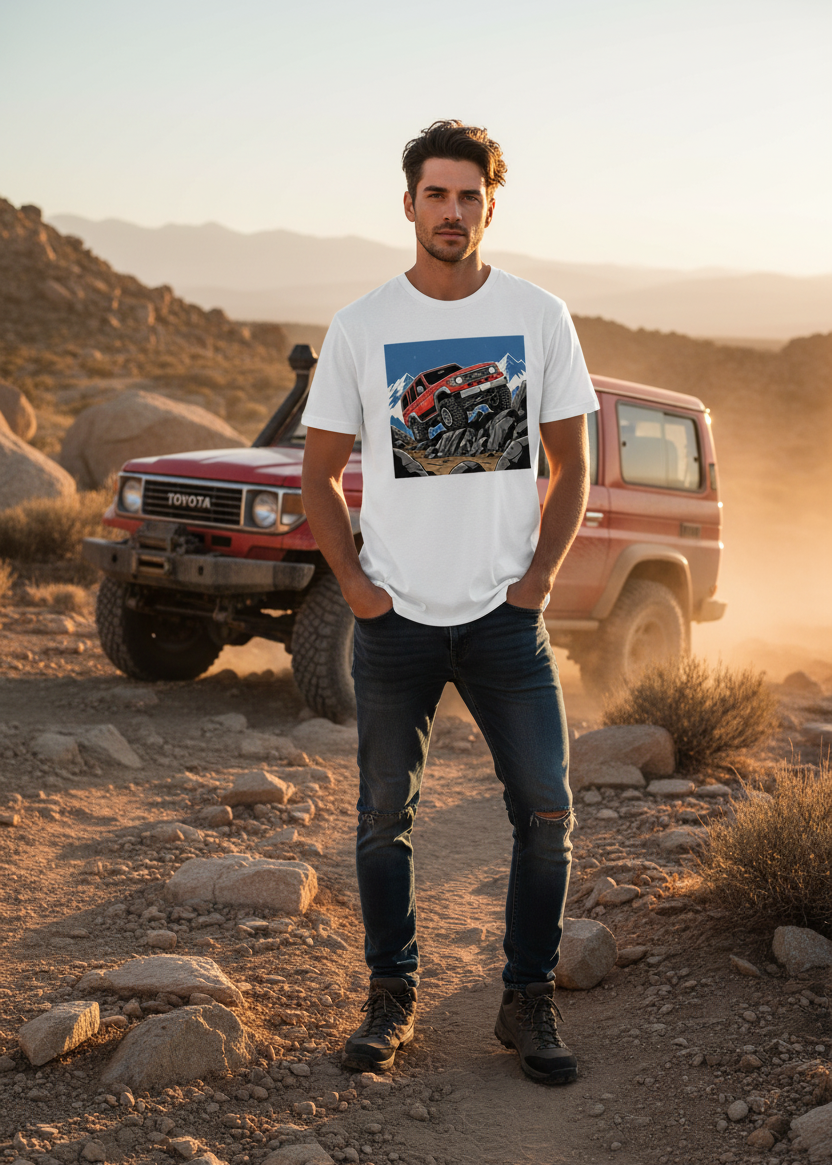 Landcruiser Legend Tee - Male Rocky Trail