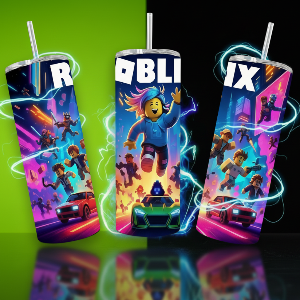Roblox Tumbler - Fortnite Thermos Background Style