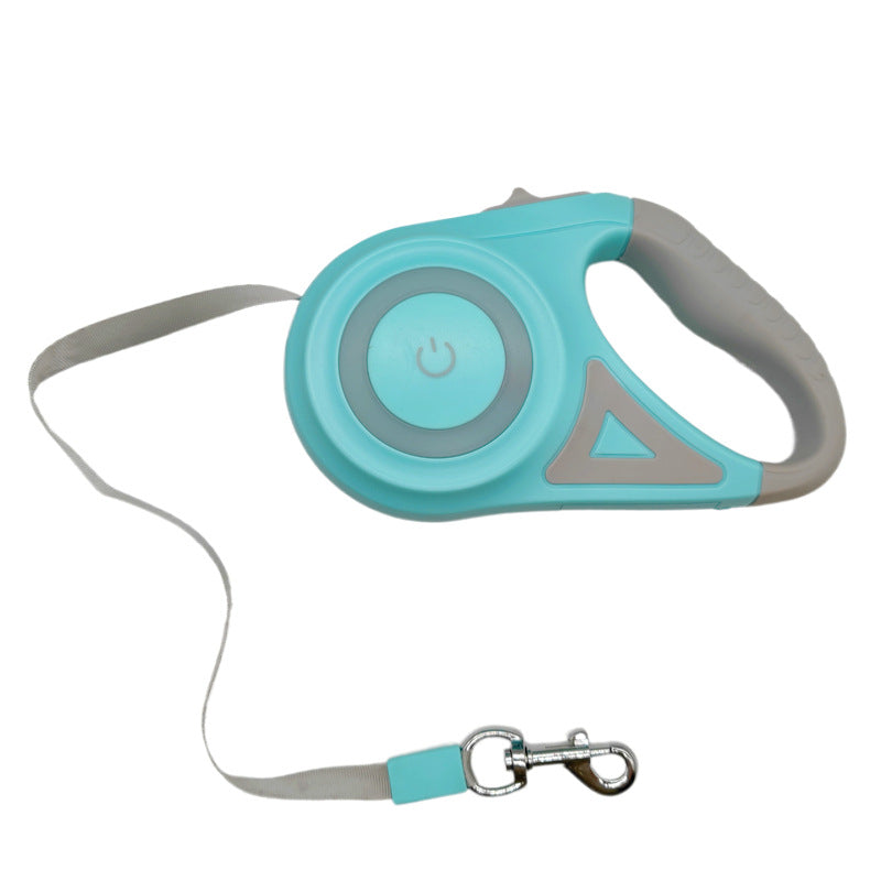 Automatic Telescopic Dog Leash With Led Light
