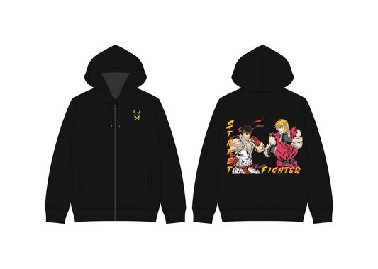 Street Fighter Zipped Hoodie