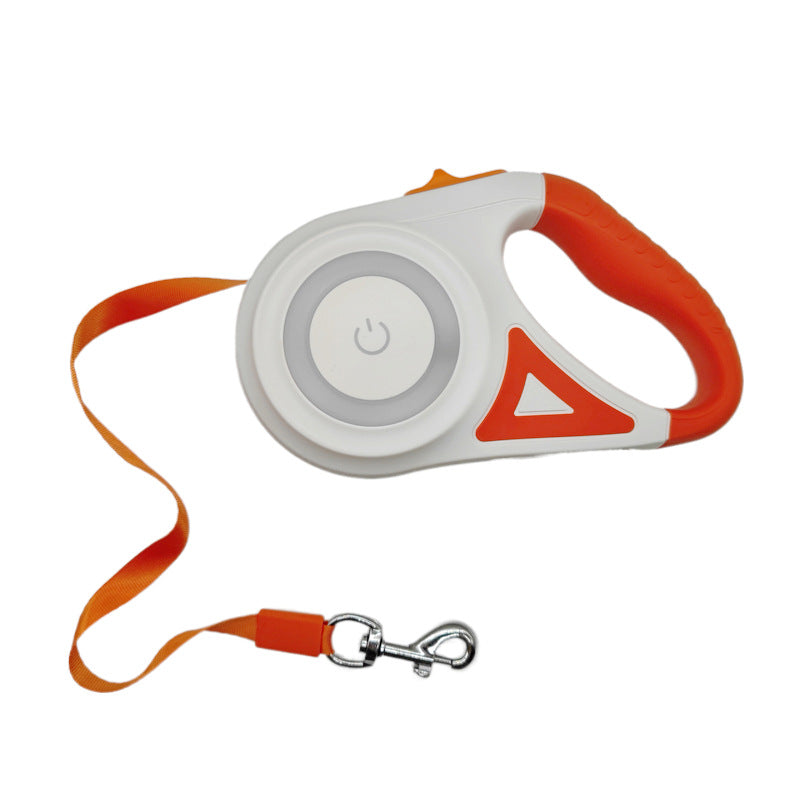 Automatic Telescopic Dog Leash With Led Light