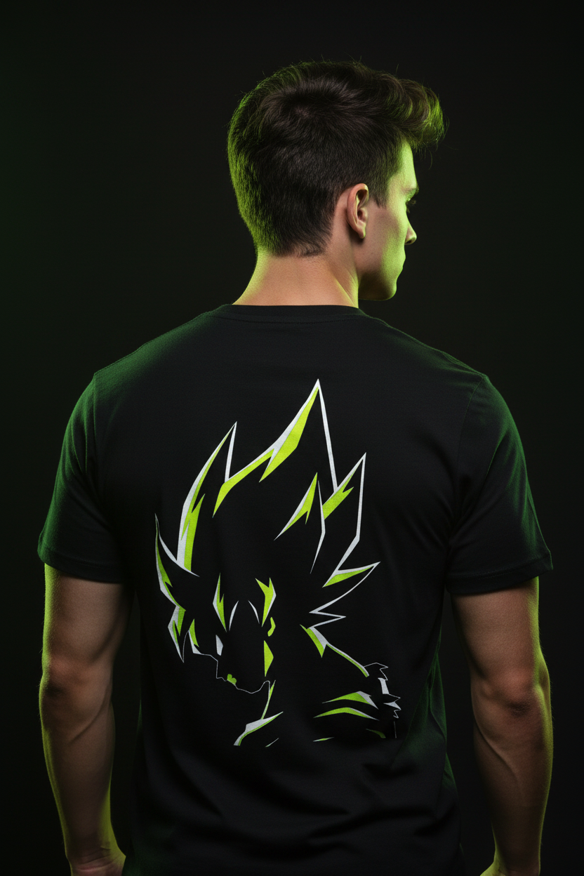 Dragonball GOKU Lime Backprint