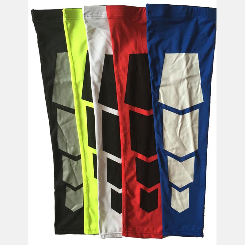 1PCS Pro Sports Silicone Antiskid Long Knee Support Brace Pad Protector Basketball Leg Sleeve Kneepad 5 Colors