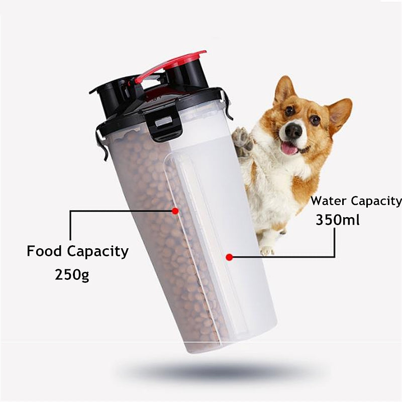 Dual Water & Food Cup with a set of folding bowls.