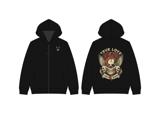 Bikers Zipped Hoodie