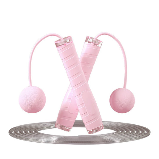 Cordless Double Use Electronic Skipping Rope Gym Fitness Cordless Skipping Smart Rope Jump Rope Digital Counting Speed Skipping