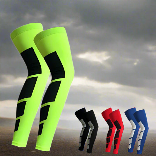 1PCS Pro Sports Silicone Antiskid Long Knee Support Brace Pad Protector Basketball Leg Sleeve Kneepad 5 Colors