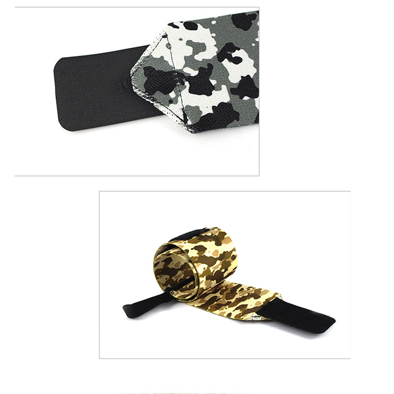 1 Pair  Camouflage nylon stretch wrap protects wrist Weightlifting wristband bandage sports protector wristband