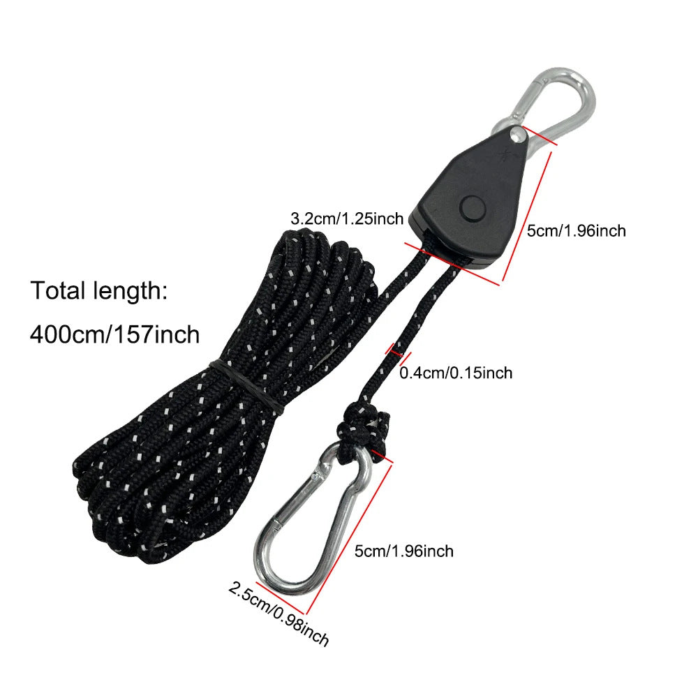 Outdoor camping canopy wind rope
