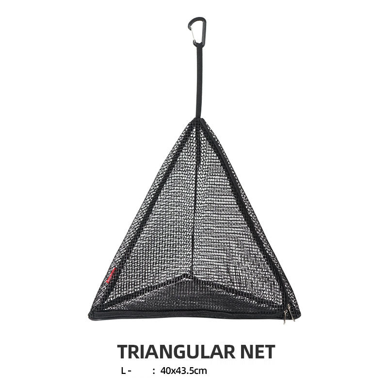 Outdoor triangular sun drying net