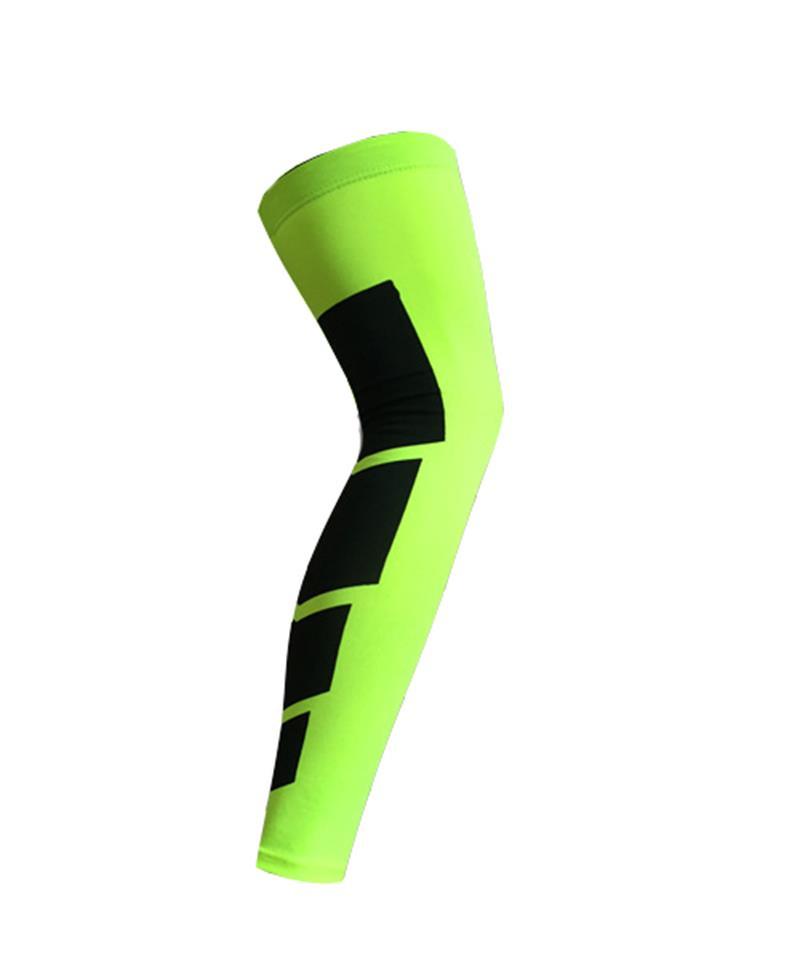 1PCS Pro Sports Silicone Antiskid Long Knee Support Brace Pad Protector Basketball Leg Sleeve Kneepad 5 Colors