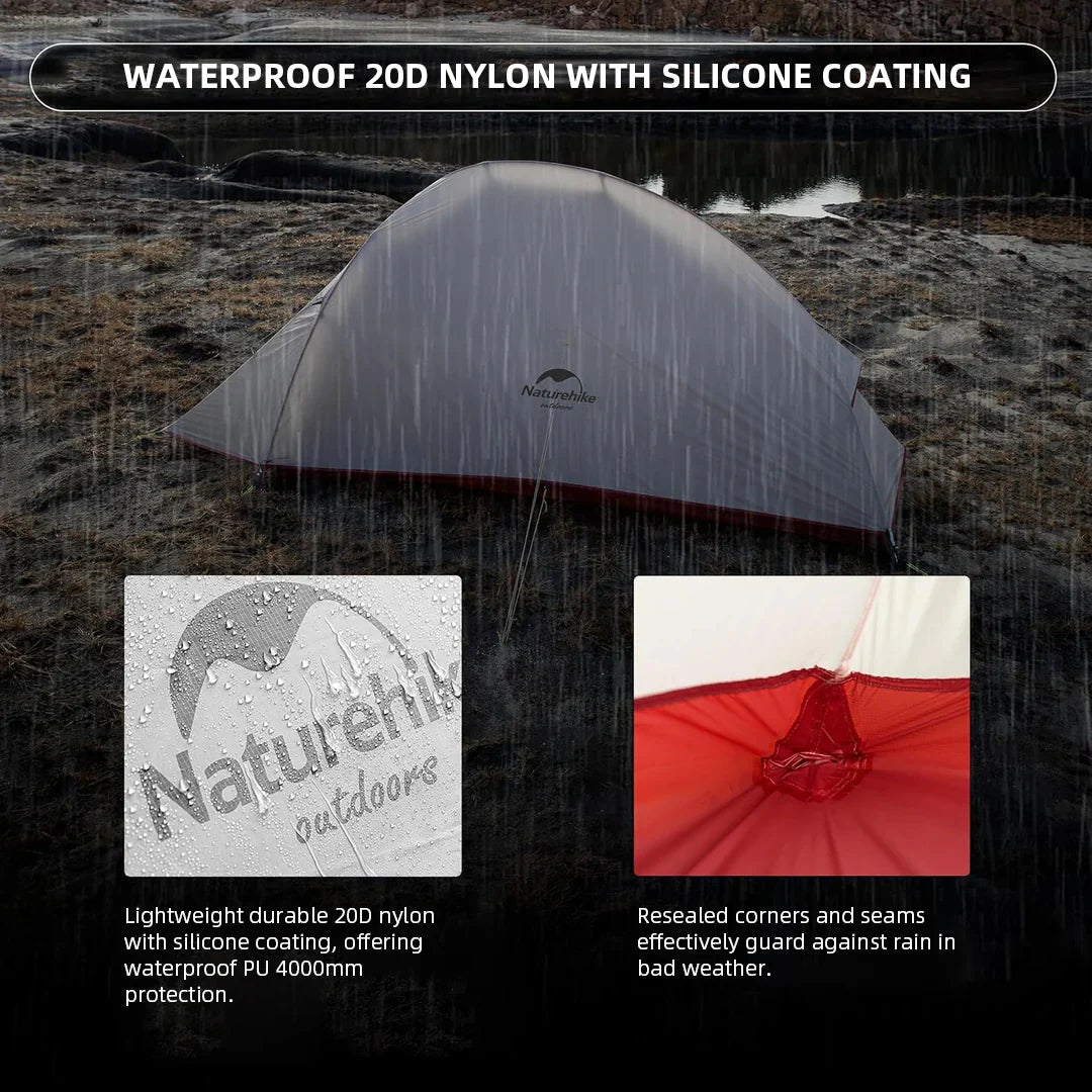 Naturehike Cloud Up 1 Lightweight Backpacking Tent
