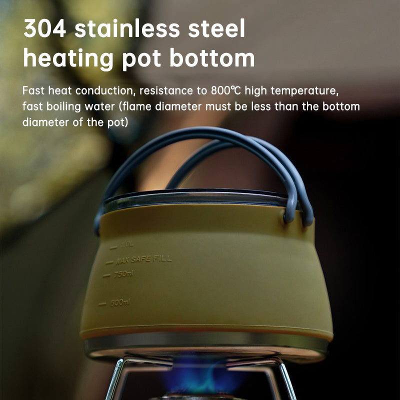 Portable Silicone Folding Kettle
