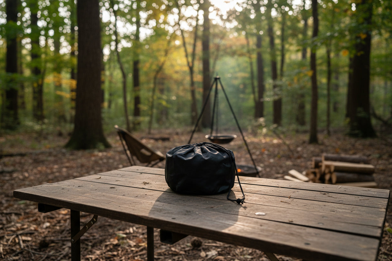 Outdoor Portable Camping Cookware With Tableware