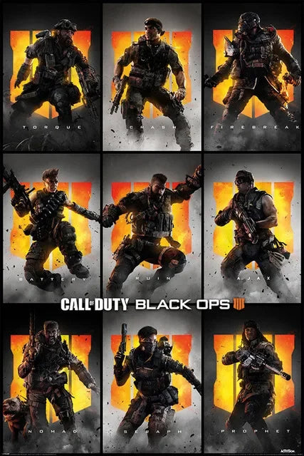 Game Posters Call of Duty Wall Art Pictures Canvas Painting Abstract Decorative Pictures Pub Bar Game Room Home Decor Cuadros