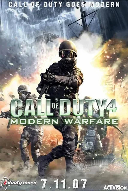 Game Posters Call of Duty Wall Art Pictures Canvas Painting Abstract Decorative Pictures Pub Bar Game Room Home Decor Cuadros