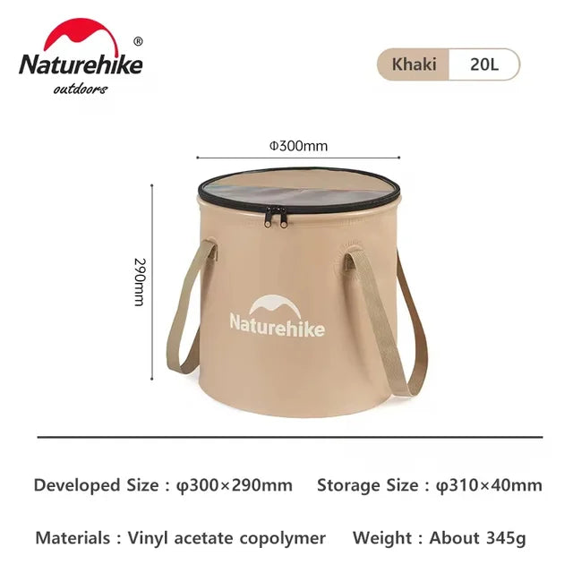 Naturehike 10L & 20L Collapsible Bucket