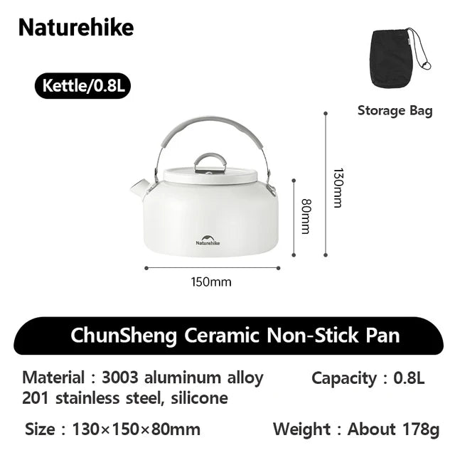 Naturehike Ceramic Non-Stick Set Of Pots