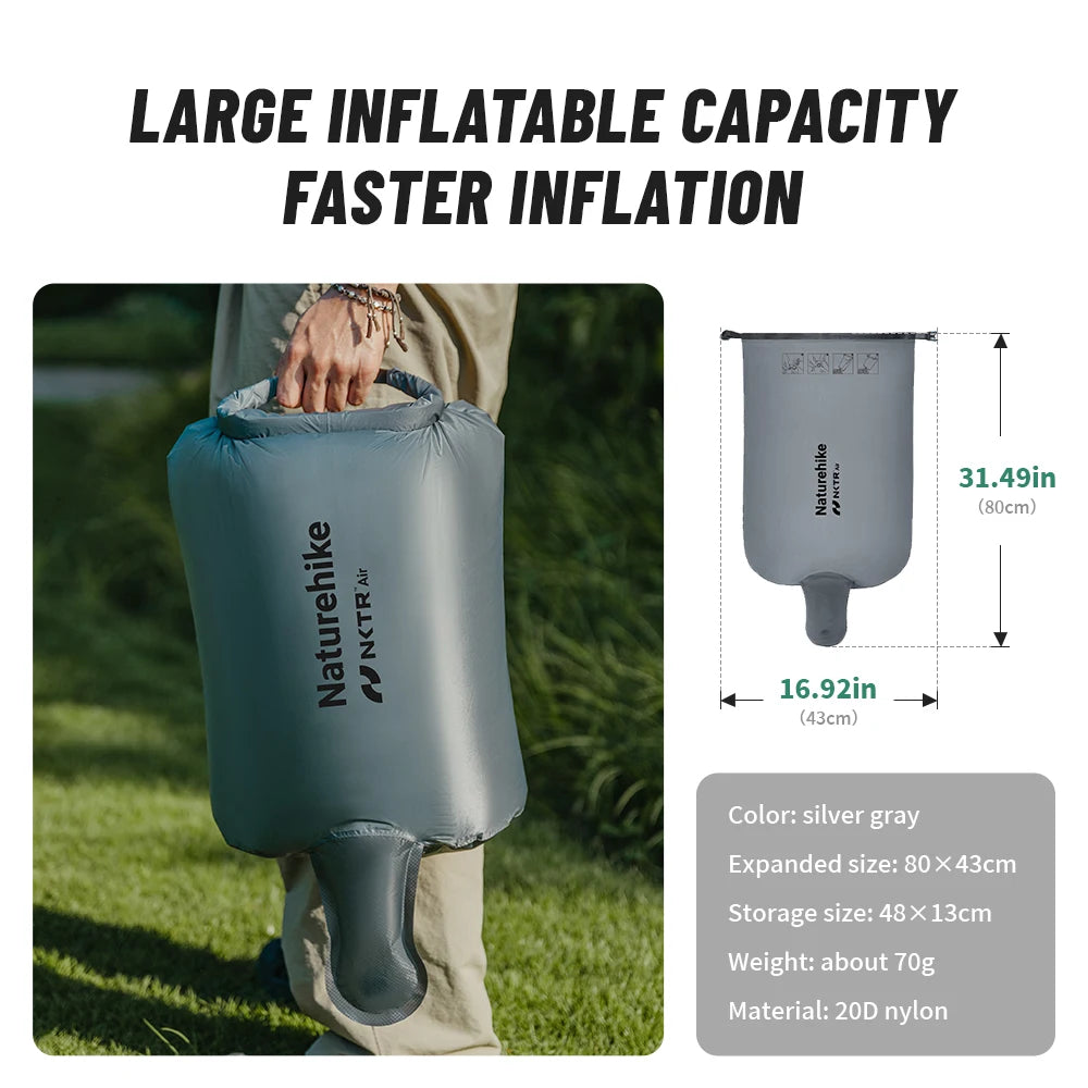 Naturehike Inflatable Bag for Inflating Mat